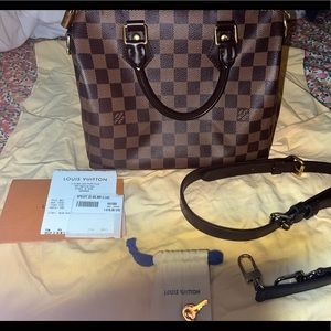 Authentic LOUIS VUITTON speedy 25 bandolier